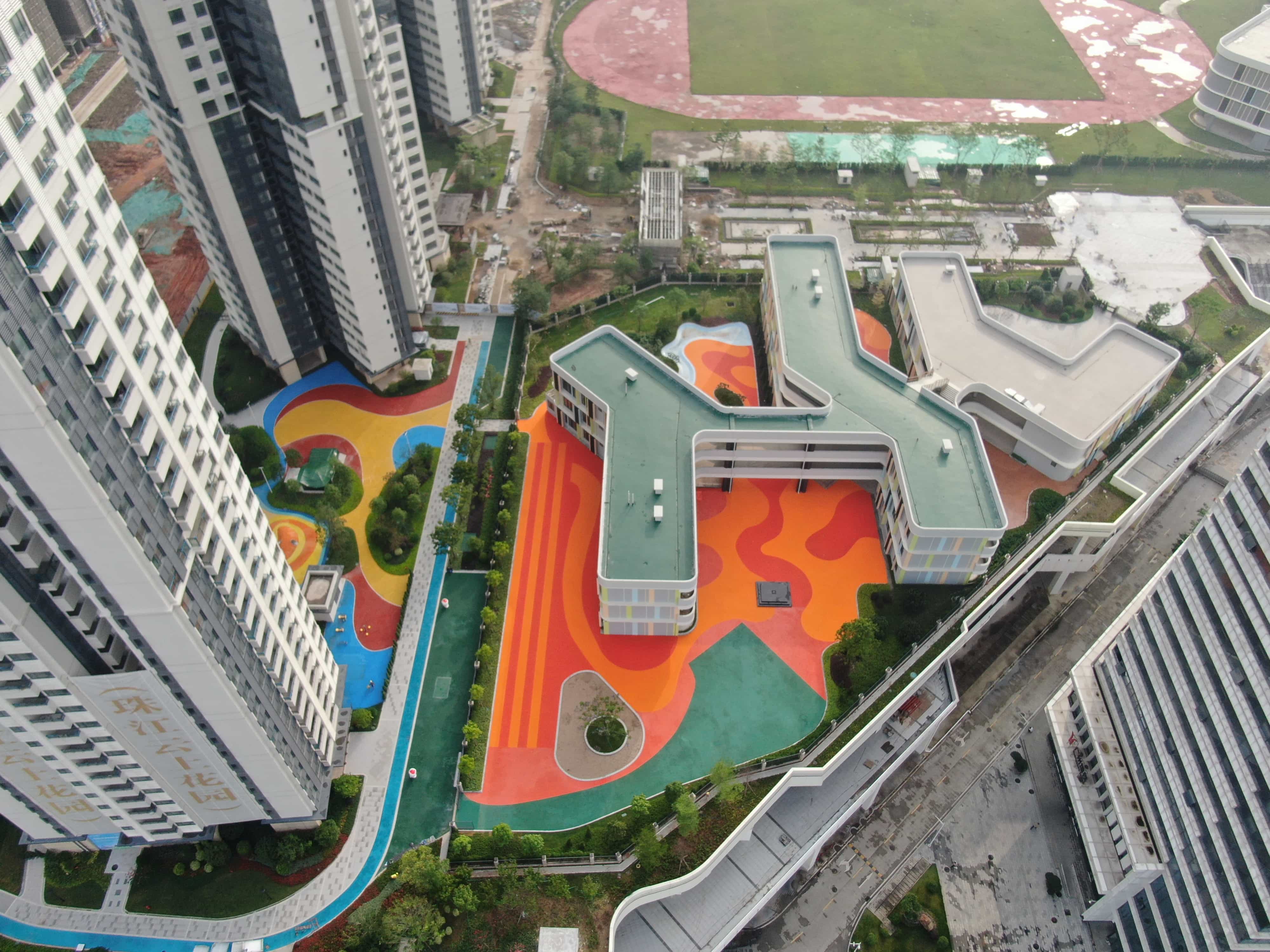 白云湖车辆段地块项目一期工程中小学及幼儿园园林绿化景观工程